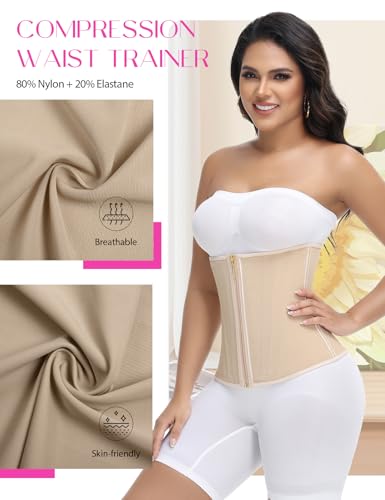 Image of SHAPSHE Waist Trainer for Women Tummy Control Workout Cincher Faja Corset