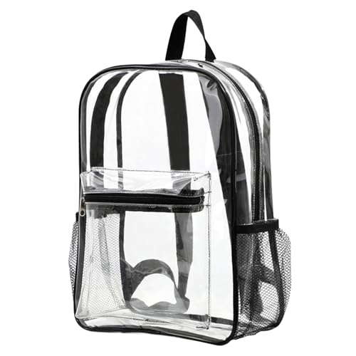 Mochila transparente para evitar retrasos en controles de trabajo y viaje