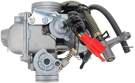 GOOFIT PD24 24mm Carburetor 42mm Air Filter Intake Manifold Replacement for GY6 125cc 150cc 152QMI 157QMJ Go Kart Scooter