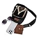Wrangler Aztec Sling Bag for Women Western Knitted Crossbody Purse and Chest Bag With Adjustable Strap AR-WG174-210BK