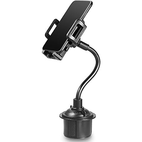 Car Cup Holder Phone Mount with A Long Flexible Neck for LG Velvet/Stylo 6 / Q70 / K51 / V60 ThinQ 5G / G8X ThinQ/Phoenix 5 / Aristo 5 / Fortune 3 / Tribute Monarch / K8X / Risio 4 Cover
