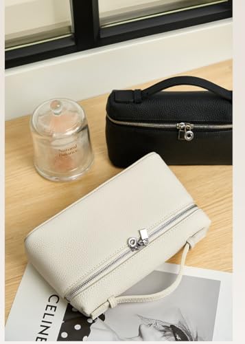 Genuine Leather Crossbody Bag for Women Small Top-Handle Pouch Purse Designer Shoulder Handbag with Zipper Closure4