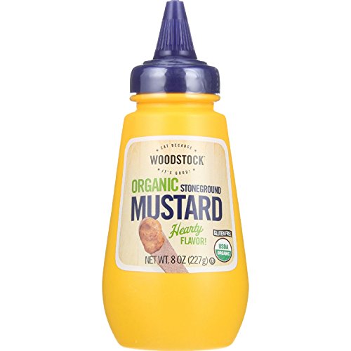 Woodstock Farms Organic Mustard - Stoneground - 8 Ounces