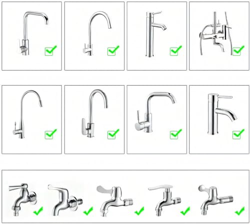 Bico Arejador Chuveirinho 360° com 3 Jatos Ajustáveis. Economize Água e Ganhe Eficiência nas Tarefas