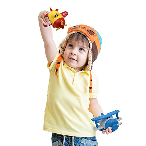 3 Bees & Me Airplane Toys - Set Of 4 Toy Airplanes For Boys And Girls - Fun Toys For Toddlers & Kids - Colors May Vary #TOP2