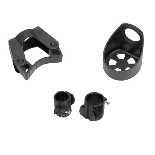 Stockhalter, Stockhalterung für Rollator und Rollstuhl - Das Stockhalterset inkl. Rohrschelle für 19 mm und 22 mm