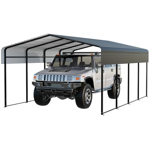NUGRIART 12x20FT Galvanized Carport