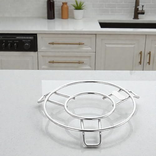 Image of FINE ARTS FineArtsTrivet X Fine Trivet Stand Stainless Steel Heat Resistant Trivet for Kitchen Multi-Purpose Heavy Duty Hot Pot & Pan Mat Hot Utensil Stand.
