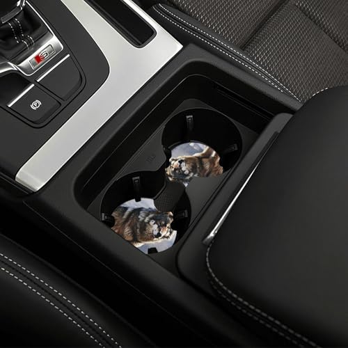 Portavasos para carro 2 piezas negro antideslizante miniatura 6