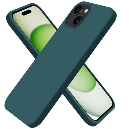 Coque pour iPhone 15 avec doublure en fibre ultra fine résistante aux rayures