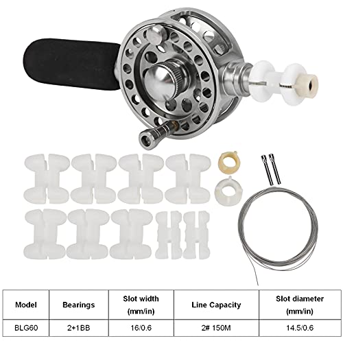 Moulinet en métal 2+1 roulements robuste et fluide pour pêche - 2