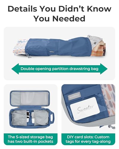 Image of BAGSMART Compression Packing Cubes for Travel, Lightweight Vacation Essentials, Suitcase Organizer Bags, Durable Luggage Organizer, 6 /4 /2 Set Options, Deja