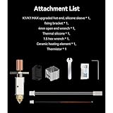 Upgrade K1 Max Ceramic Heating Block Kit Removable Heat Core Bimetal Heatbreak Hotend kit High Temperature Rapid Printing Compatible with Creality K1 / K1 MAX/CR-M4 3D Printer Accessories - Image 7