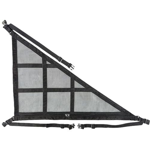 Expandable Black Car Ceiling Cargo Net – 28"x20" Double-Layer Mesh Roof Storage Organizer, High Load-Bearing, Sag-Resistant Design for SUVs, Trucks, Road Trips & Camping
