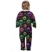 Emelivor Halloween Pumpkins Fire Baby One-Piece Newborn Pajamas Cotton Sleepwear Outfits for Boys Girls Kids