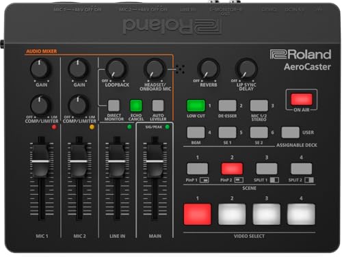 Amazon.co.jp: Roland ローランド Aero Caster VRC-01 本格的な録画や