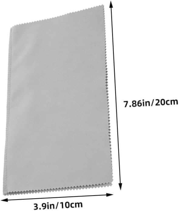 Gadpiparty 3pcs Multi-Layer Jewelry Cleaning Cloth Silver Polishing Cloth for Tarnish Removal and Restoration of Shine for Silver and Diamonds