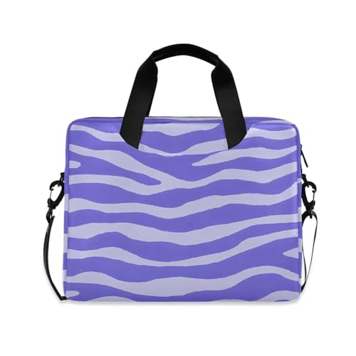 Funda de portátil ALAZA con estampado cebra morado claro miniatura 1