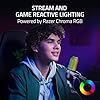 Razer Seiren V3 Chroma - RGB USB Microphone with Tap-to-Mute (Stream and Game Reactive Lighting, Supercardioid Condenser Mic, Digital Gain Limiter and Built-in Shock Absorber) Black #1