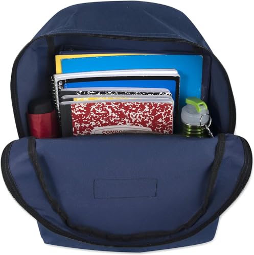 Trail maker (24 Pack) 18 Inch Heavy Duty Bulk Dual Compartment Bungee Backpacks for College, Homeless, Men, Women (Male Colors Pack)2