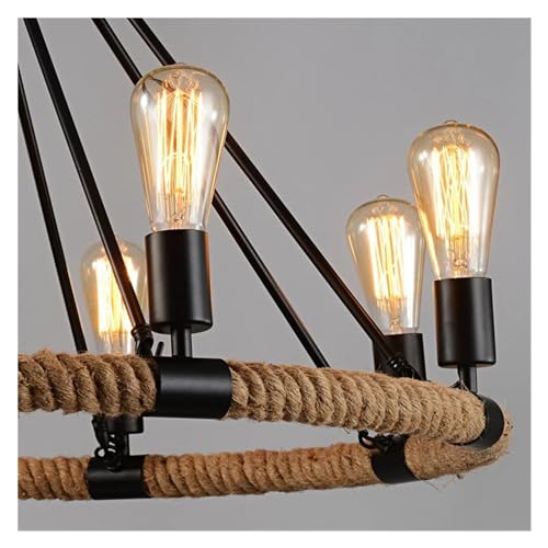 Pendent lights corde style île industrielle pour plafond rétro vintage - 5