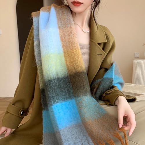 Chunky Scarf for Women Winter Scarves Cold Weather Large Blanket Scarfs Soft Warm Shawl Wraps3