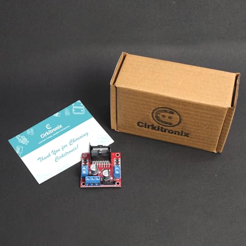 Cirkitronix L298N Motor Driver Dual H-Bridge DC Stepper Motor Control Module | 2A Per Channel | Compatible with Raspberry Pi and other controllers Robotics, DIY Projects, Smart Car, STEM Education - Image 6 thumbnail