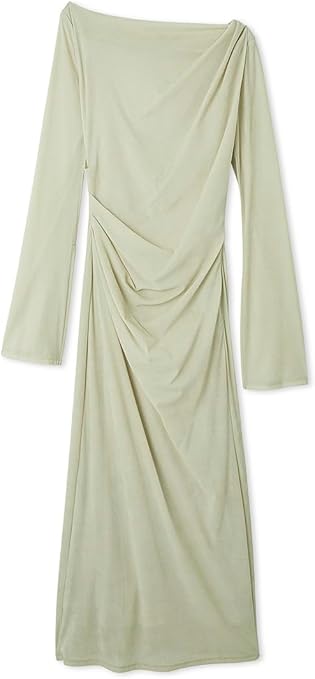 Amazon.co.jp: [スナイデル] フロッキーベロアドレープドレス