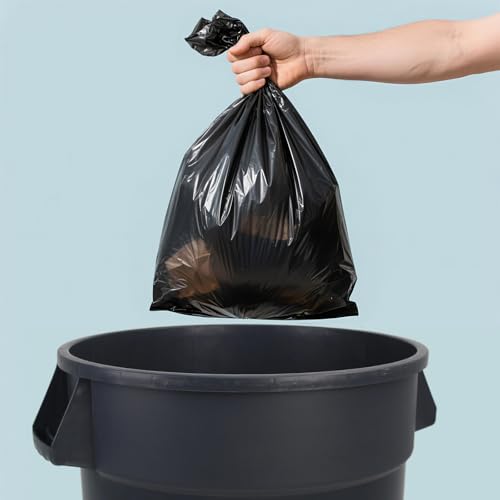 Caneca de Basura Exterior 32 Galones con Ruedas Negra miniatura 3