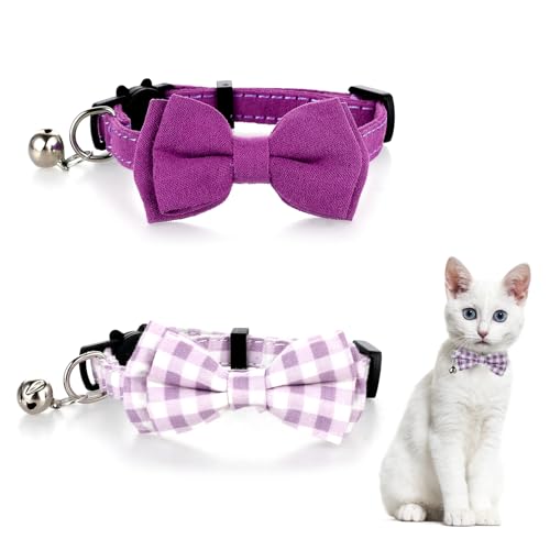 Collier de sécurité réglable violet pour éviter la perte du chaton - 9