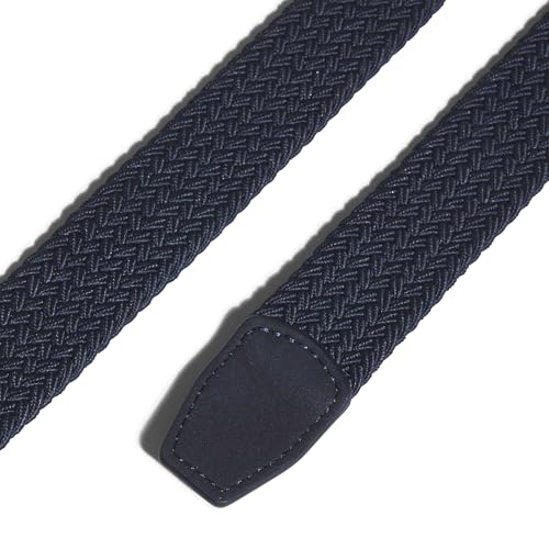 adidas Men's BRAIDED STRETCH BELT, collegiate navy, M Long