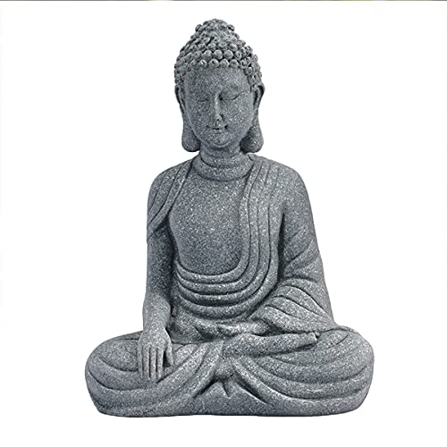 Statue de Bouddha endormi, cadeau de sculpture zen de chance