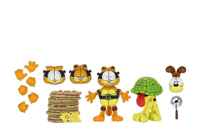 Teenage Mutant Ninja Turtles (Archie Comics) x Garfield - Ultimate Garfello & Odie 7" Scale Action Figures (PRE-Order)