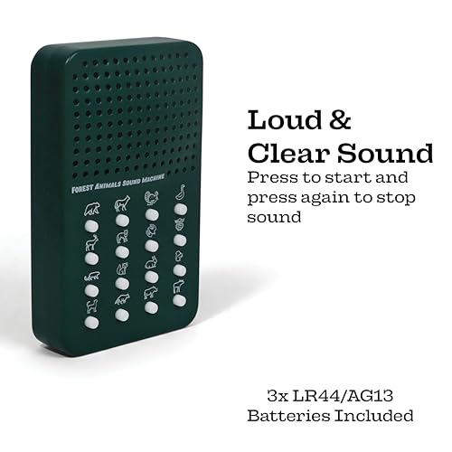 Forest Animal Caller with 16 Different Calls, Hoots, Hollers, Quacks, Noises - Portable Electronic Hunting Toy Sound Maker for Kids - Game Sound Effects Board, Noisemaker Turkey, Elk, Duck Noise Gift - Thumbnail 4