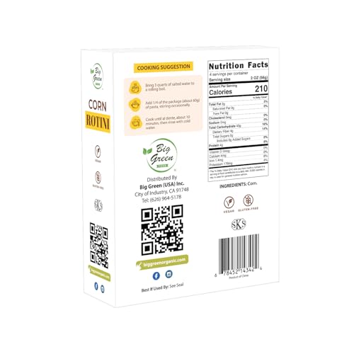 Big Green Food - Corn Rotini, Premium Gluten-Free Penne Pasta, Wheat Free, Vegan Friendly (6 Boxes) image 3