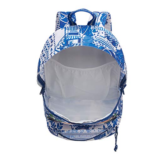 Mochila Xodo Farm, Feminina, Azulejo Macau Tam. Único