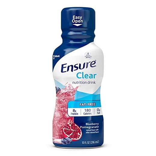 Ensure Clear Nutrition Drink Bottles - Blueberry Pomegranate - 10 oz - 4 pk