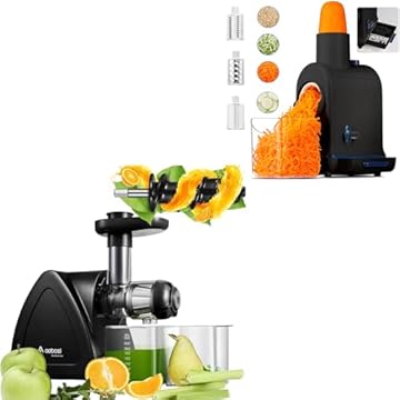 Aobosi Estrattore Frutta e Verdura, Funzione di Inversione, Motore Silenzioso da 150 Watt, Estrattore di Succo a Freddo con Spazzola di Pulizia, Alta Resa di Succo, Nero - Senza BPA
