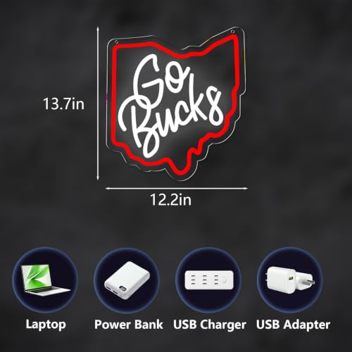 Image of Pugna Team Chant Neon Signs for Wall Decor Neon Lights for Bedroom Led Signs Suitable for Dormitory Man Cave Christmas Gift
