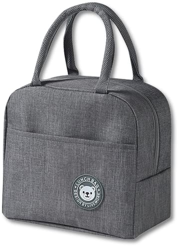 Bolsa Sacola Térmica Lancheira Marmita Academia E Passeios - ANÚNCIO EXCLUSIVO AI SHOPPING (Cinza)