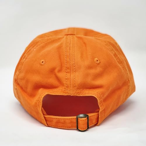 Gorra de béisbol de algodón lavado con bordado de pájaro Baltimore Oriole miniatura 3