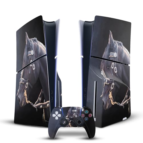 Protégez votre PS5 Slim Disc des Rayures avec le Vinyle Simone Gatterwe Cheval