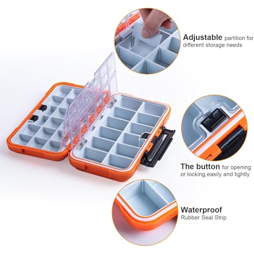 Caja para Pesca Boxonly FTX-US-004 Grande en Naranja miniatura 2