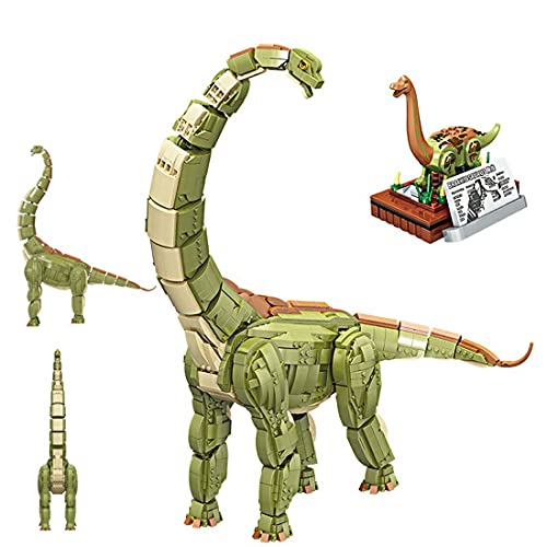 SENG 2250 Teile Brachiosaurus Modell Bausatz Dinosaurier Set mit Display Base und Soundeffekt, kompatibel mit Lego… – Bild 3