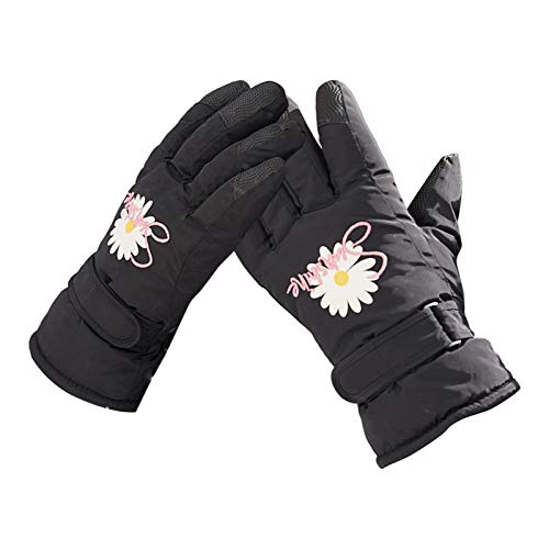 Katurn Guantes De Invierno Guantes De Invierno 100 Impermeables para Clima Frío Al Aire Libre Guantes Dobles A Prueba De Frío, Impermeables Y De Terciopelo