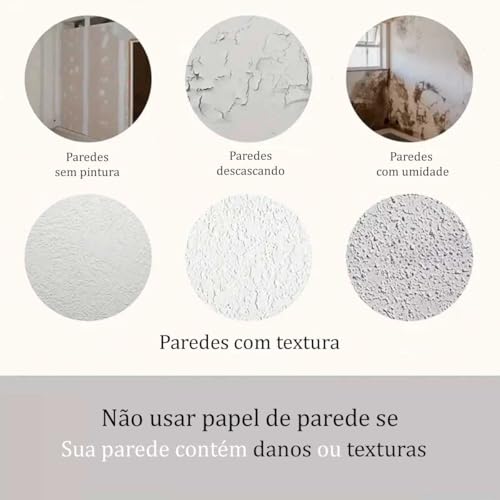 Papel de Parede Adesivo Floral Lavável Flor Adesivo Rolo 5 Metros (Galhos)