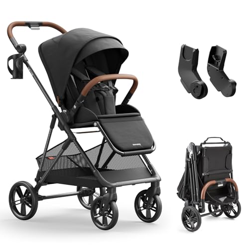 MAMAZING Air Lux Baby Stroller, Strength Carbon Fiber Frame &