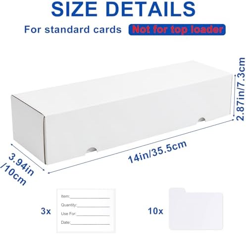 QINGUANG 3 Pack Trading Card Storage Box for TCG Card Collection - 2