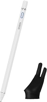 SEIBEN Universal Stylus Pen Compatible with iOS &Android Enabled Devices, High Precision & Sensitivity,Rechargeable Stylus for iPad/iPad Pro/Air/iPhone .Free Glove Inside The Box.