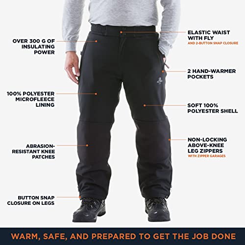 RefrigiWear Softshell Pants, Insulated Warm Work Pant, 20°F Comfort Rating3